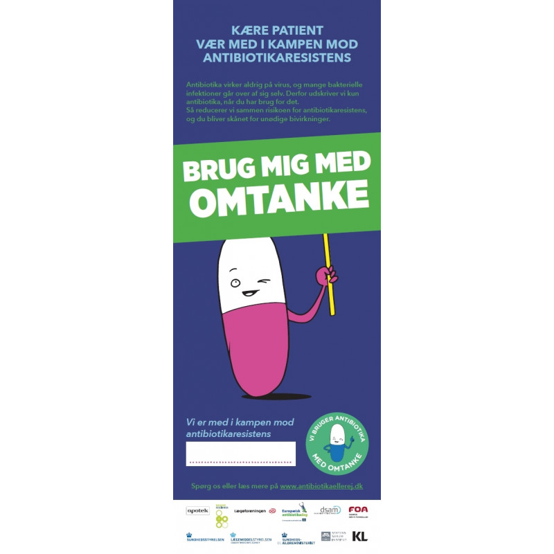 Omtanke - Antibiotika-plakat Omtanke - Antibiotika-plakat