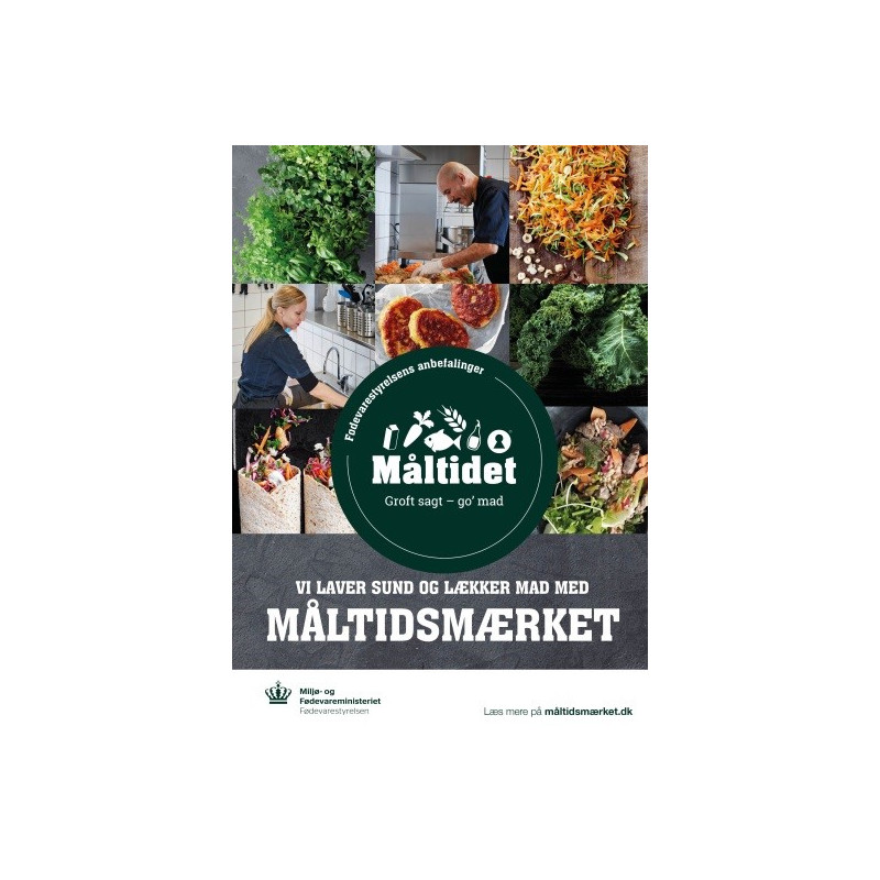 A2 Plakat – ”Vi laver sund og lækker mad med Måltidsmærket” (til uddannelsesinstitutioner og arbejdspladser) A2 Plakat – ”Vi laver sund og lækker mad med Måltidsmærket” (til uddannelsesinstitutioner og arbejdspladser)