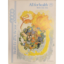 WHO All for health, plakat