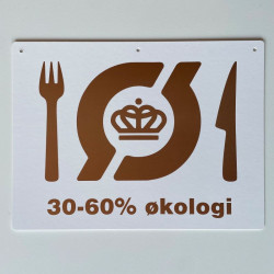 A4 BRONZE PAPSKILT 30-60 %