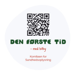 Klistermærke med QR-kode...